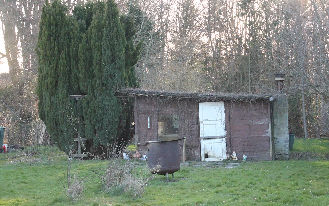 Gartenhaus in Kleingartenanlage