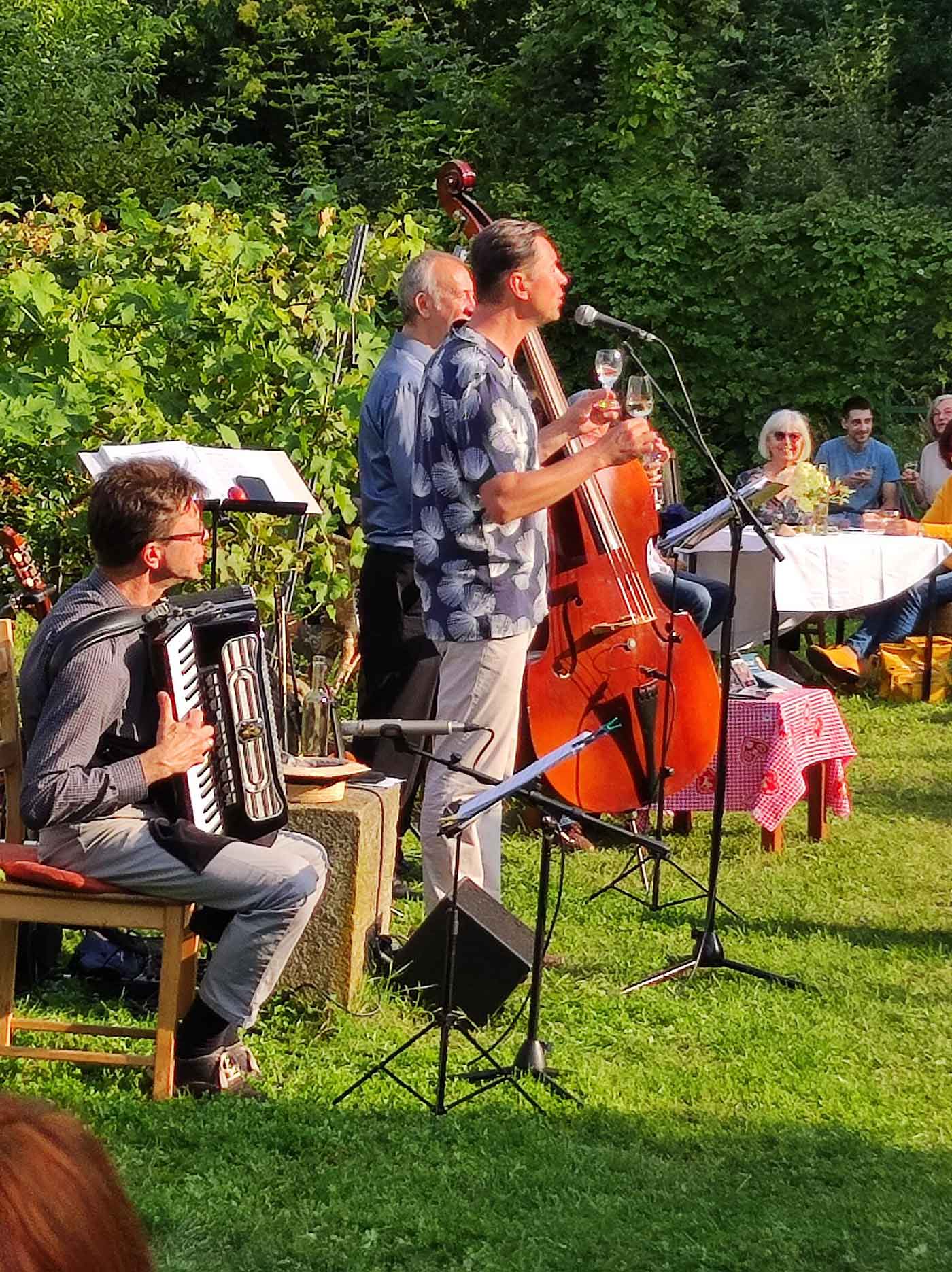 Veranstaltung im Weingarten 2023